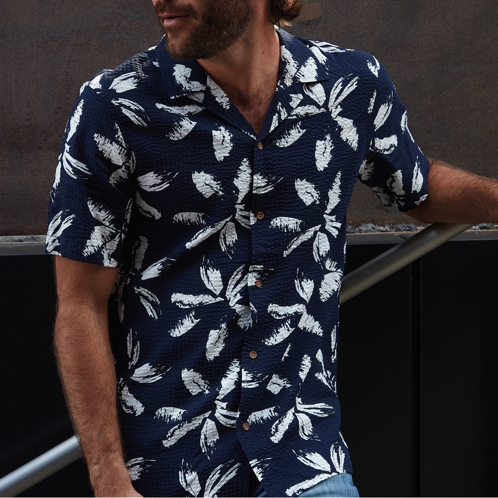 PX woven camp shirt